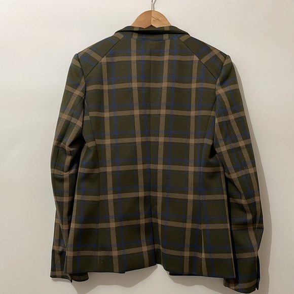 Rag & Bone Naomi Green Plaid Blazer Size 6 - Picture 11 of 11